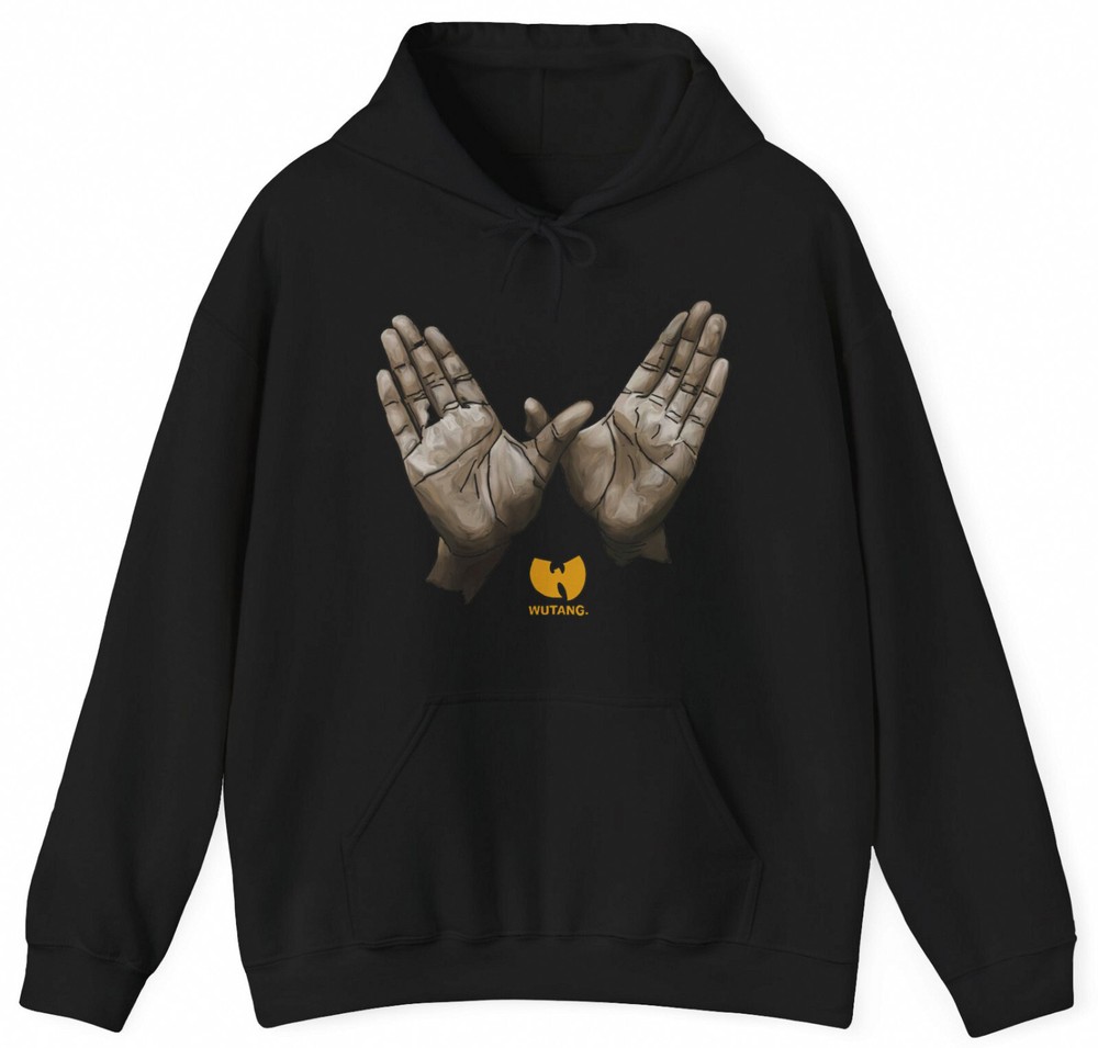 Wu-Tang Clan Hand Sign Classic Rap S-5XL Hoodie Heavy Blend Hooded Sweatshirt