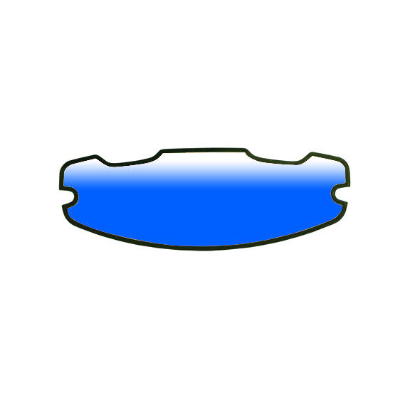 Pro Grip 3000 Helmet Shield Fog Insert Blue