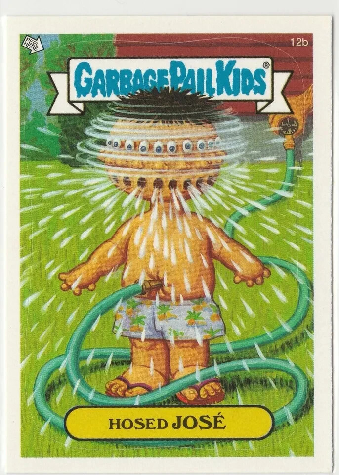 Hosed Jose #12b Garbage Pail Kids 2004 Series 3 ANS3 GPK Card