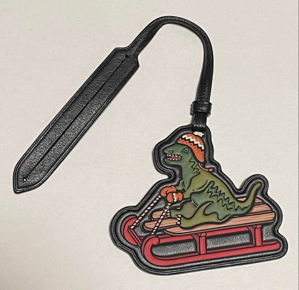Coach Rexy Sledding Winter Holiday Charm Strap Mint Condition Unused  