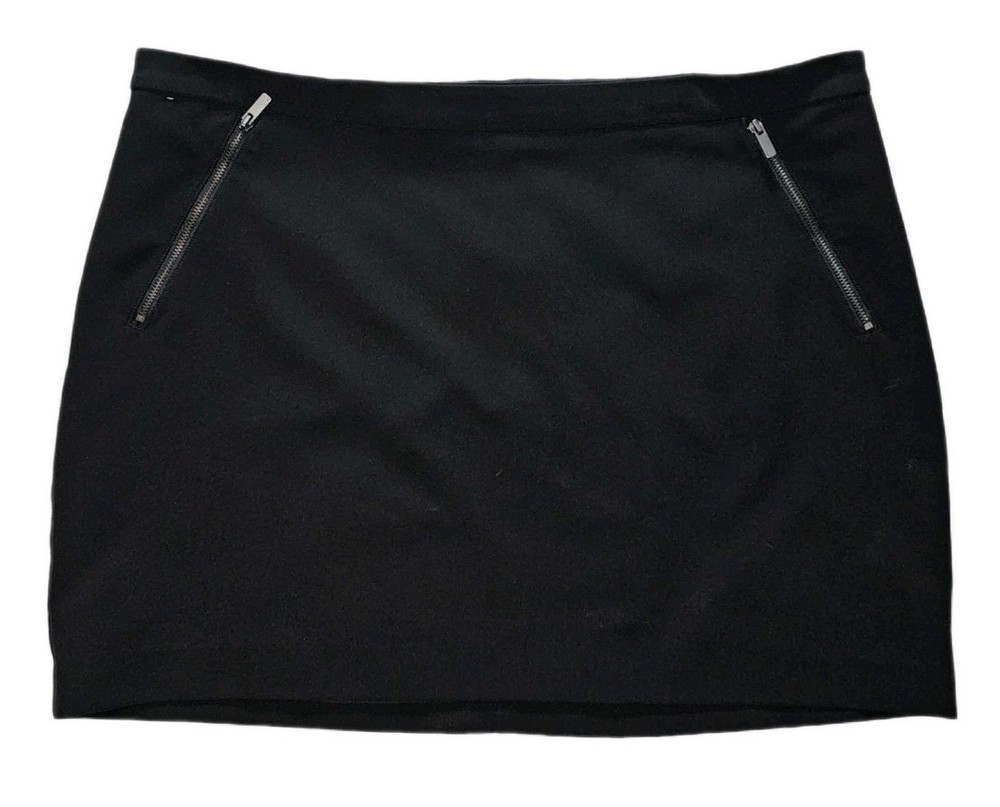 Next Black Stretch Mini Skirt with Lining Women's Size 18