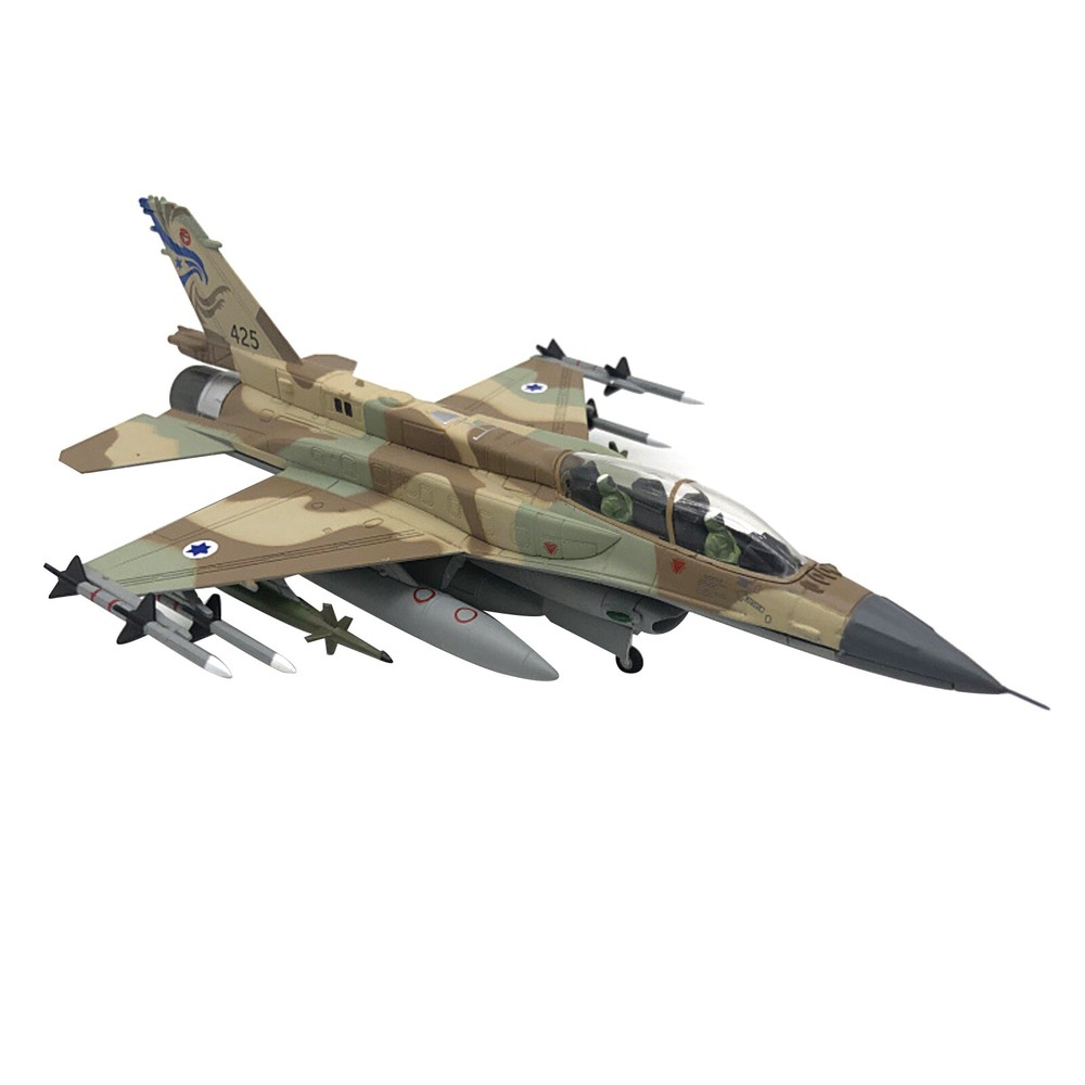 20.5cm Diecast 1/72 Israeli Air Force F-16I Fighter Aircraft Model Display