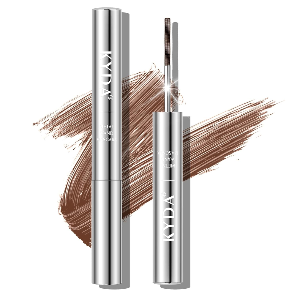 Washable Brown 3D Curling Iron Wand Mascara Non-Clumping Smudge-Proof
