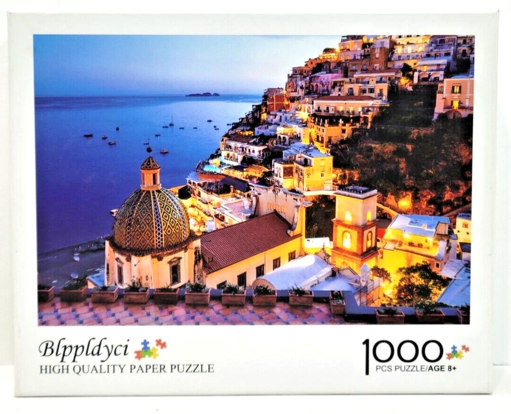 Night Sea View Jigsaw Puzzle  1000 pc 27 1/2