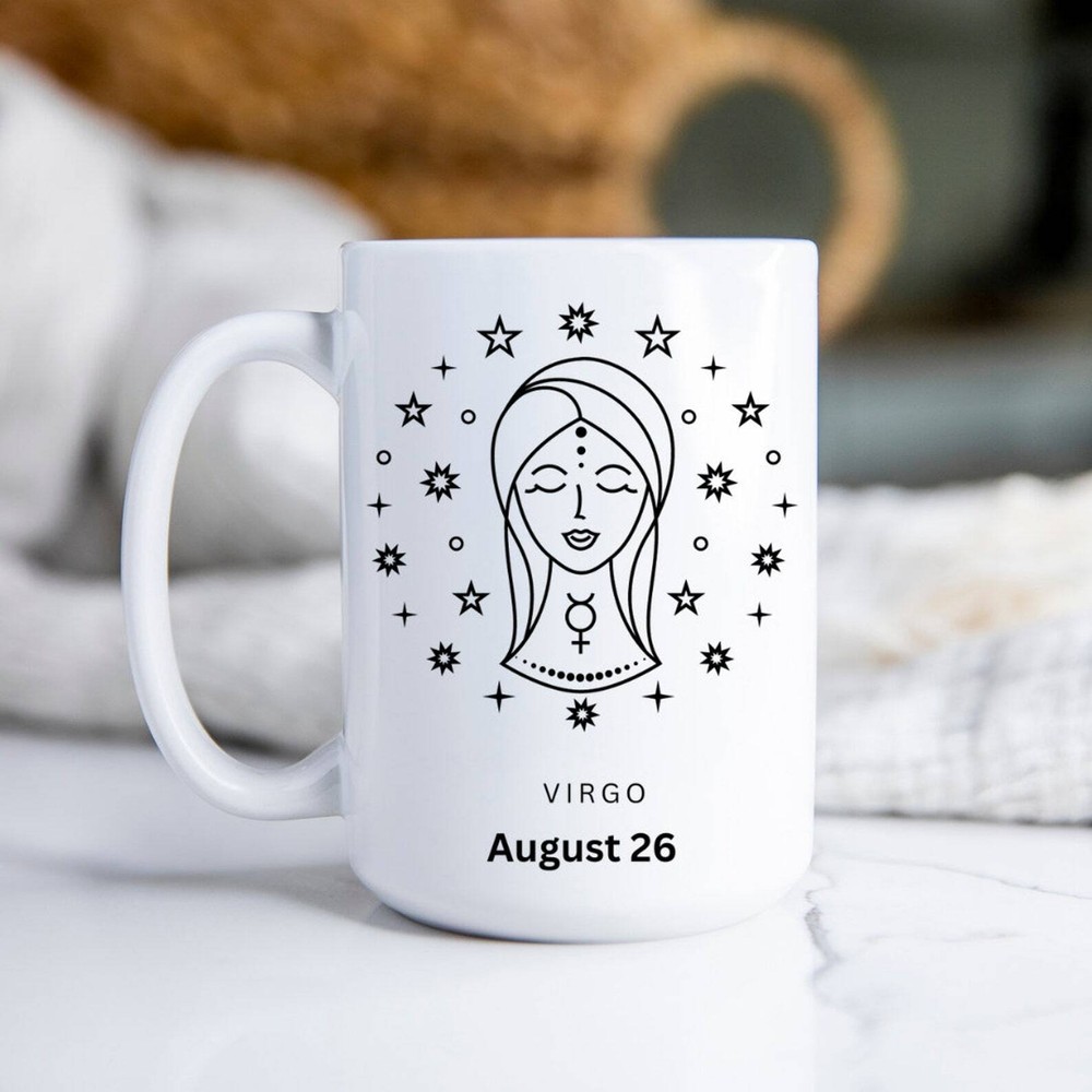 Virgo Zodiac Gift Custom Zodiac Mug Personalized Zodiac Mug Personalized Mug Cus