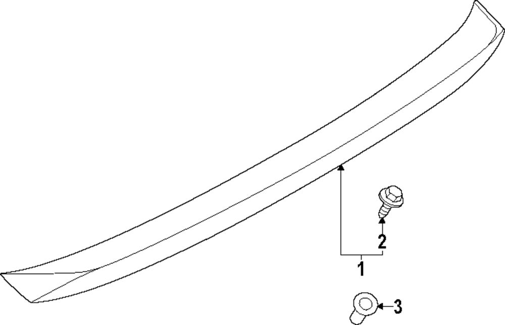 Genuine Nissan Spoiler 96030-6GP6A