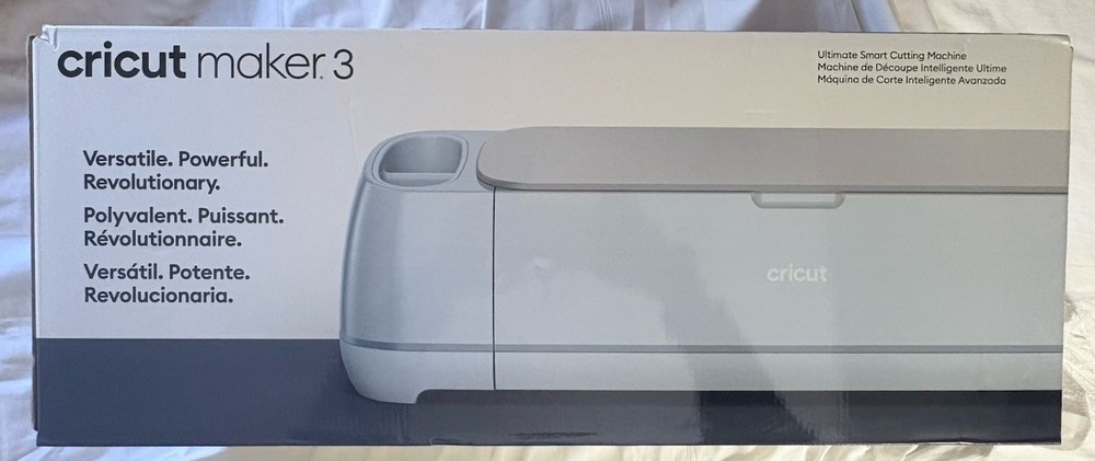 Cricut Maker 3 Die Cutting Machine with Charger - Bluetooth Wireless Brand New