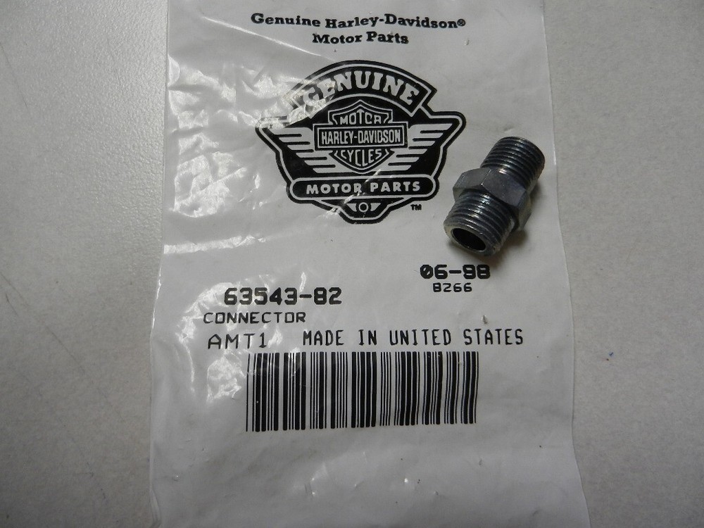 NOS Harley Davidson Rocker Arm Cover Oil Liner Fitting 80 FLH 82-83 FXR 63543-82