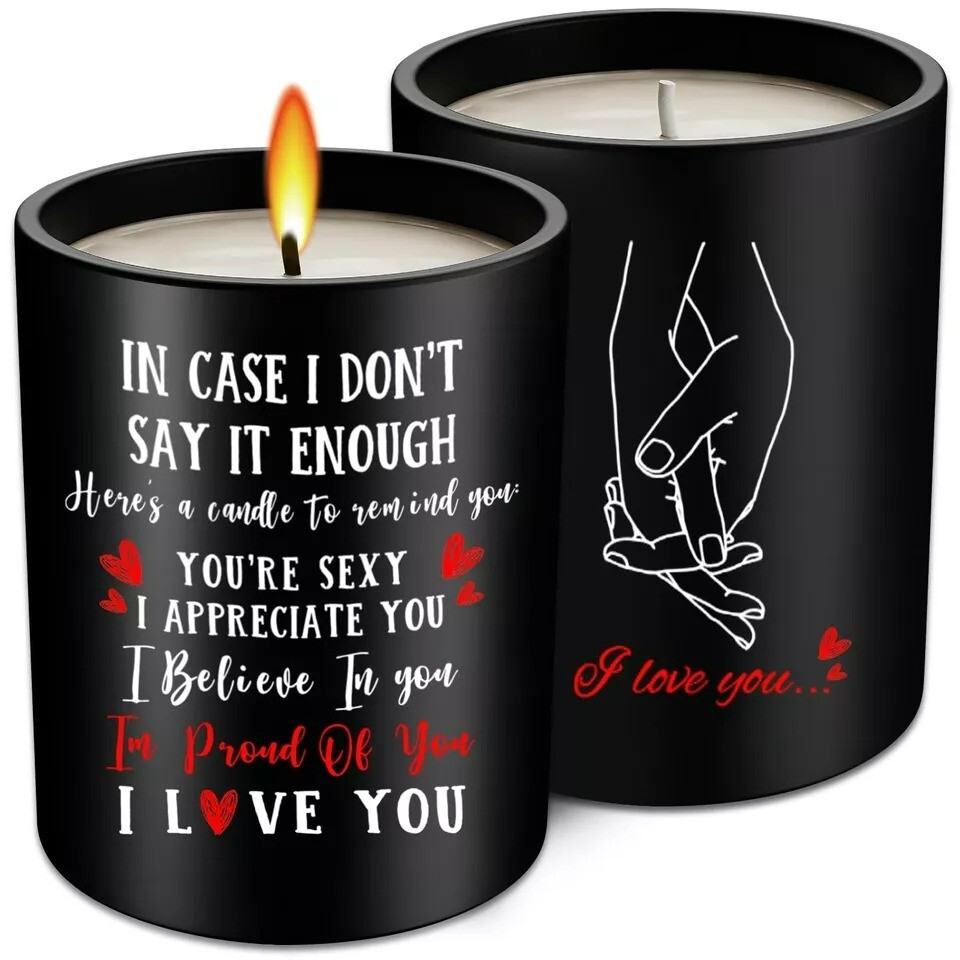 Valentines Day Gift Candles, Wife Romantic Valentine Present For Her I Love You-image