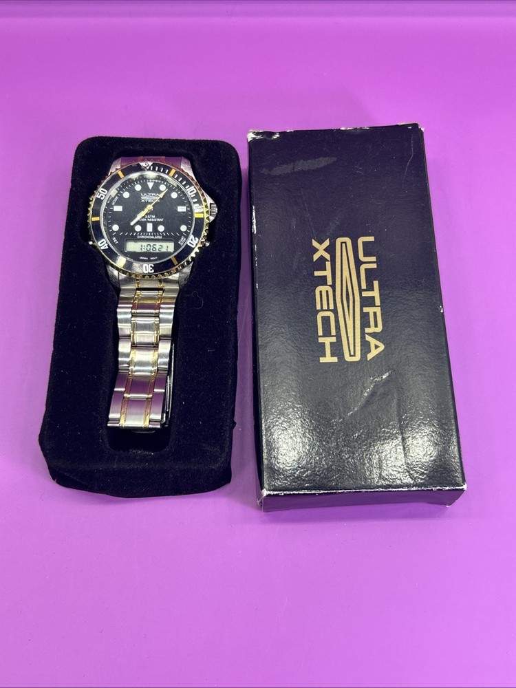Men's Ultra Xtech Chronograph Alarm Watch with Stylish Design