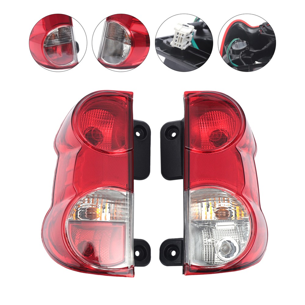 2013-2018 Nissan NV200 Halogen Tail Light Rear Lamp Red Lens Left Right Pair