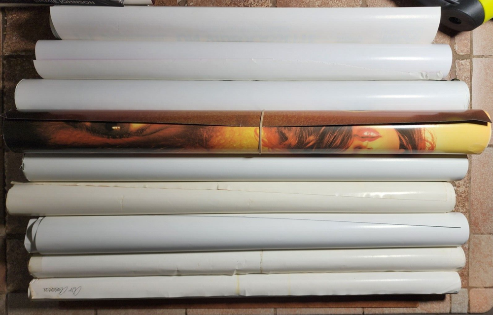 Lot of 10 Rolled Movie Posters - Highlander, Uncle Buck, Rocketeer, Air America