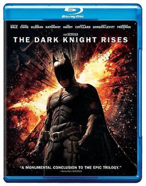 The Dark Knight Rises 2012 Blu-ray Christian Bale Action Movie