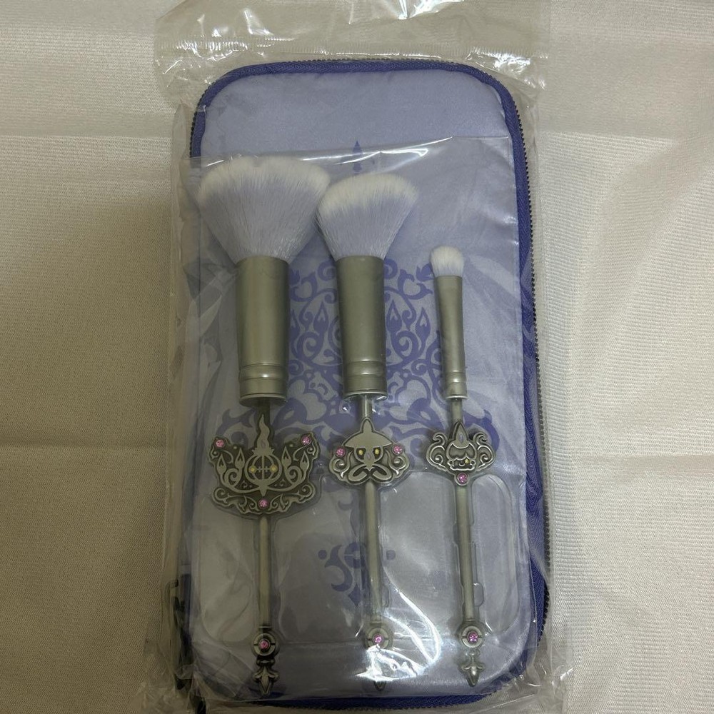 Pokemon Makeup Brush Chandelure Lampent Litwick With Pouch Game Character Goods