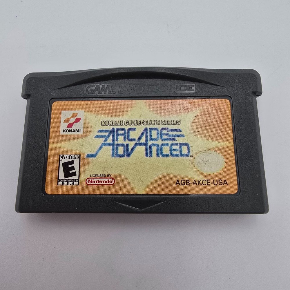 Konami Collector's Series: Arcade Advanced Game Boy Advance GBA 6 Games Tested