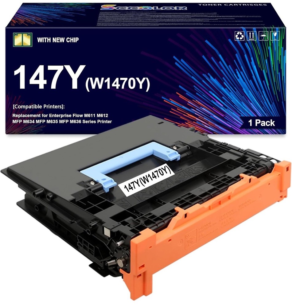 W1470Y 147Y Toner Cartridge with New Chip High Capacity 42,200 pagesCompatible W