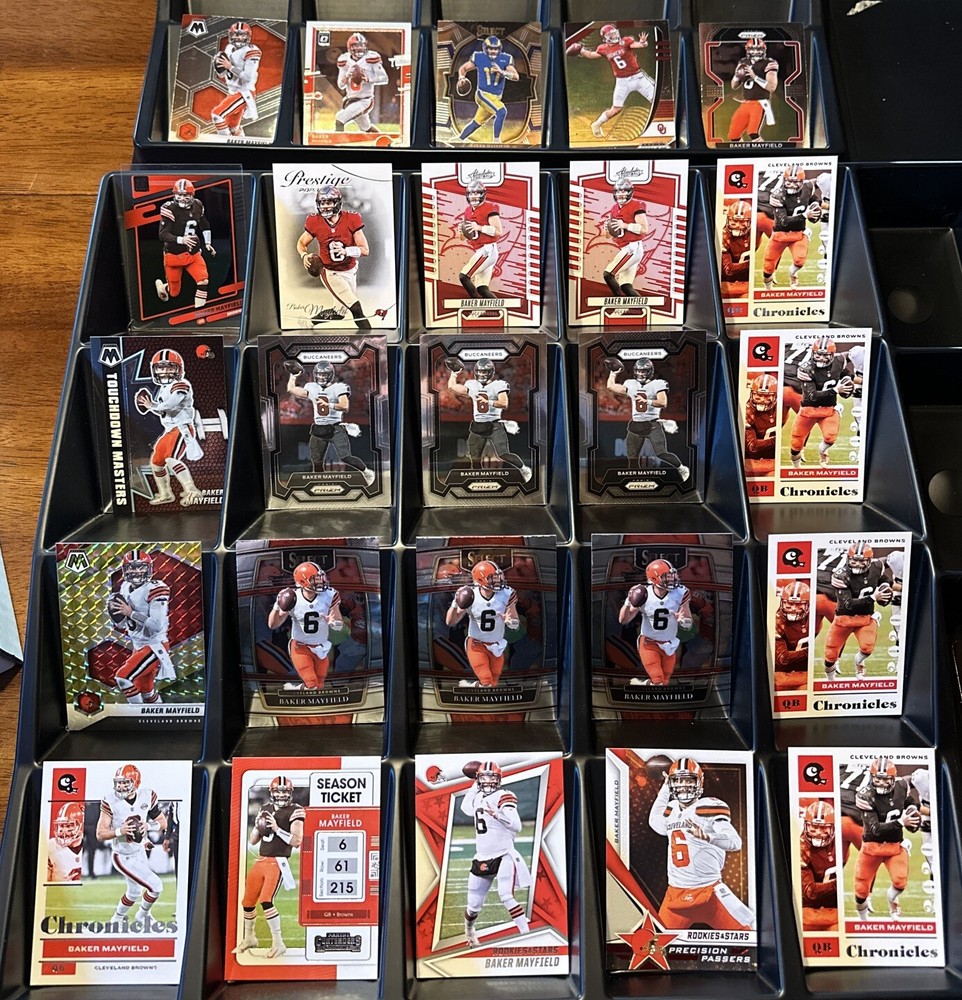 Baker Mayfield Huge 25 Card Lot Panini Prizm Select Donruss Clearly Optic Mosaic