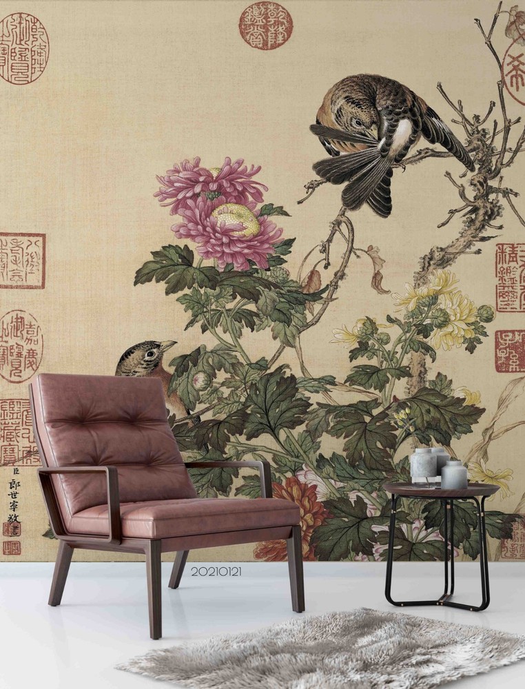 3D Lang Shining Chinese Painting Wall Murals Wallpaper Murals Wall Sticker 8