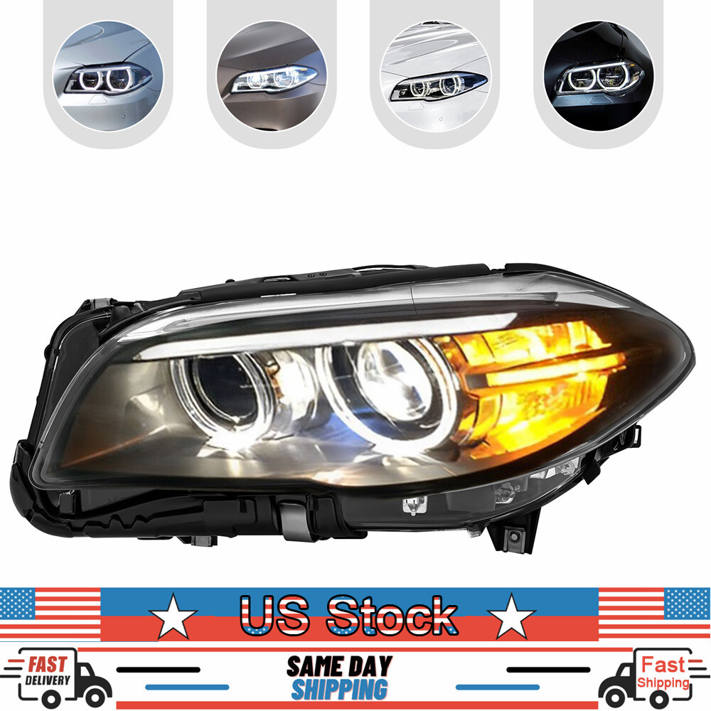 BMW 5 Series 2014-2017 F10 F18 Left Driver Side Xenon Headlight for 528i 535i M5