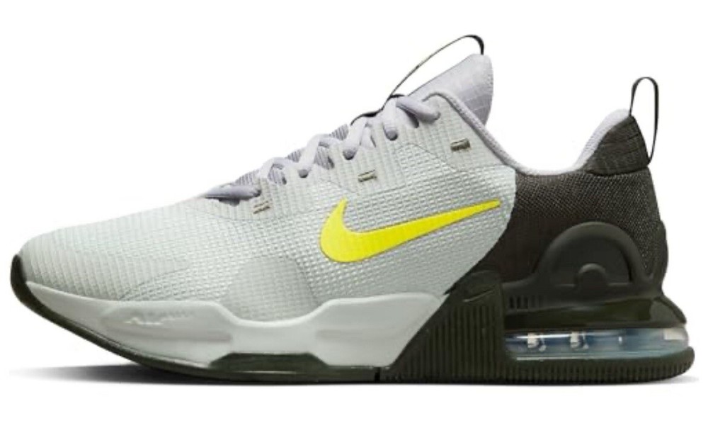 NIKE Men's Air Max Alpha Trainer 5 Light SIlver High Voltage DM0829-011 Sz 9 NIB