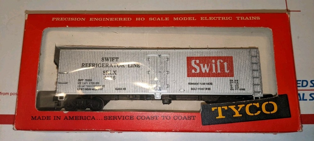 TYCO HO Scale Swift Refrigerator Line Reefer Car 4226 # 202 O424