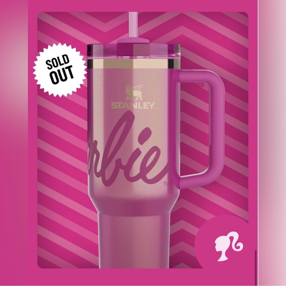 SOLD OUT NIB Stanley × BARBIE™ ICON QUENCHER 40 OZ Tumbler With Comfort Handle