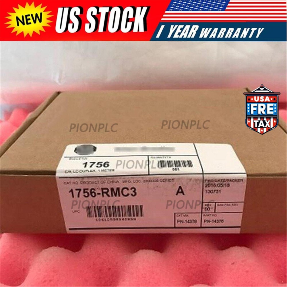 New Allen-Bradley 1756-RMC3 1756-RMC3 ControlLogix 3 m RM Fiber  US Free Tax