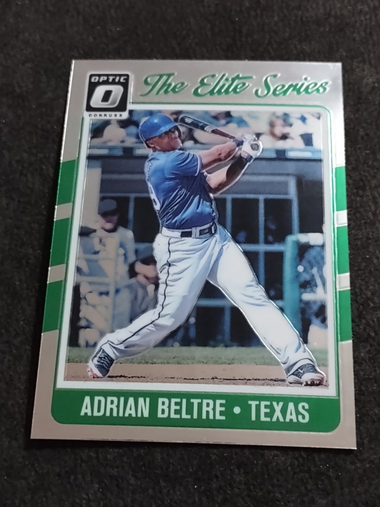 2017 Donruss Optic Elite Series #ES6 Adrian Beltre Texas Rangers Baseball Card