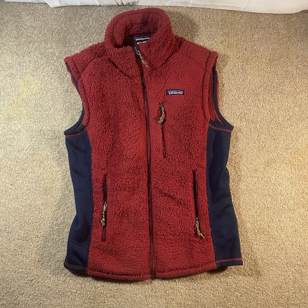 Patagonia Los Gatos Vest Small Mens Red Blue
