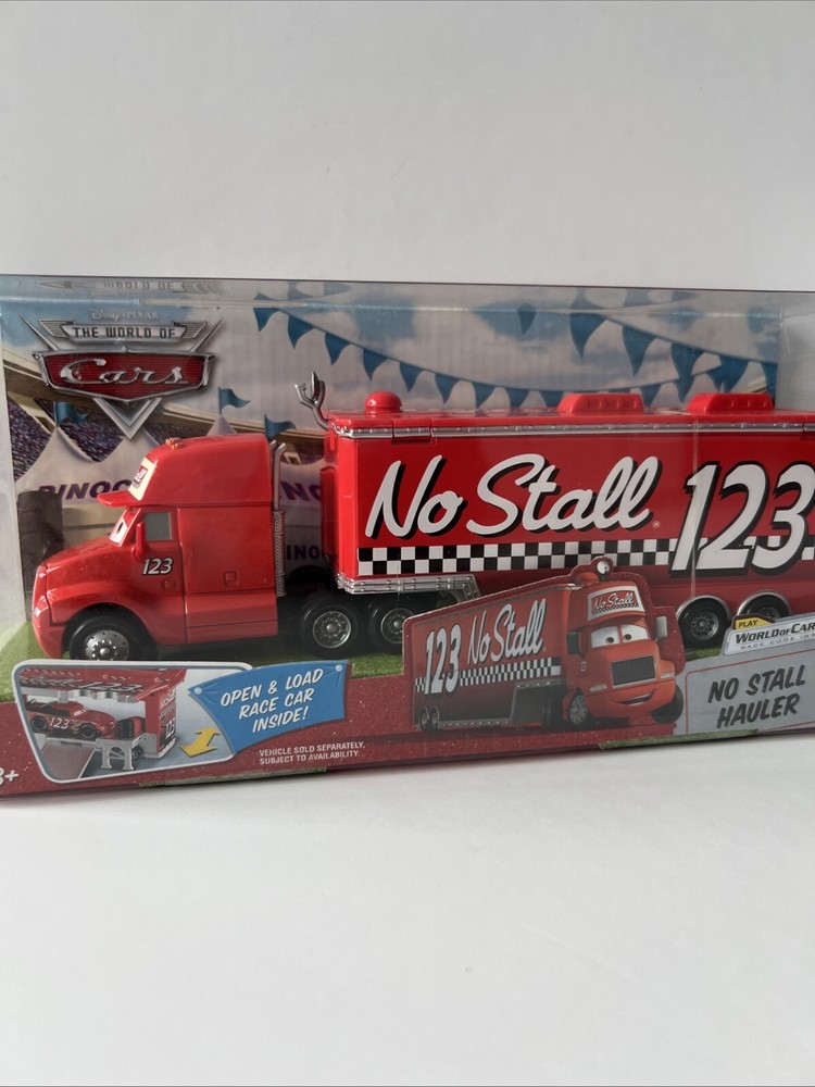 Disney Pixar Cars HAULER  “NO STALL”  #123 The World Of Cars Race O Rama  NIB