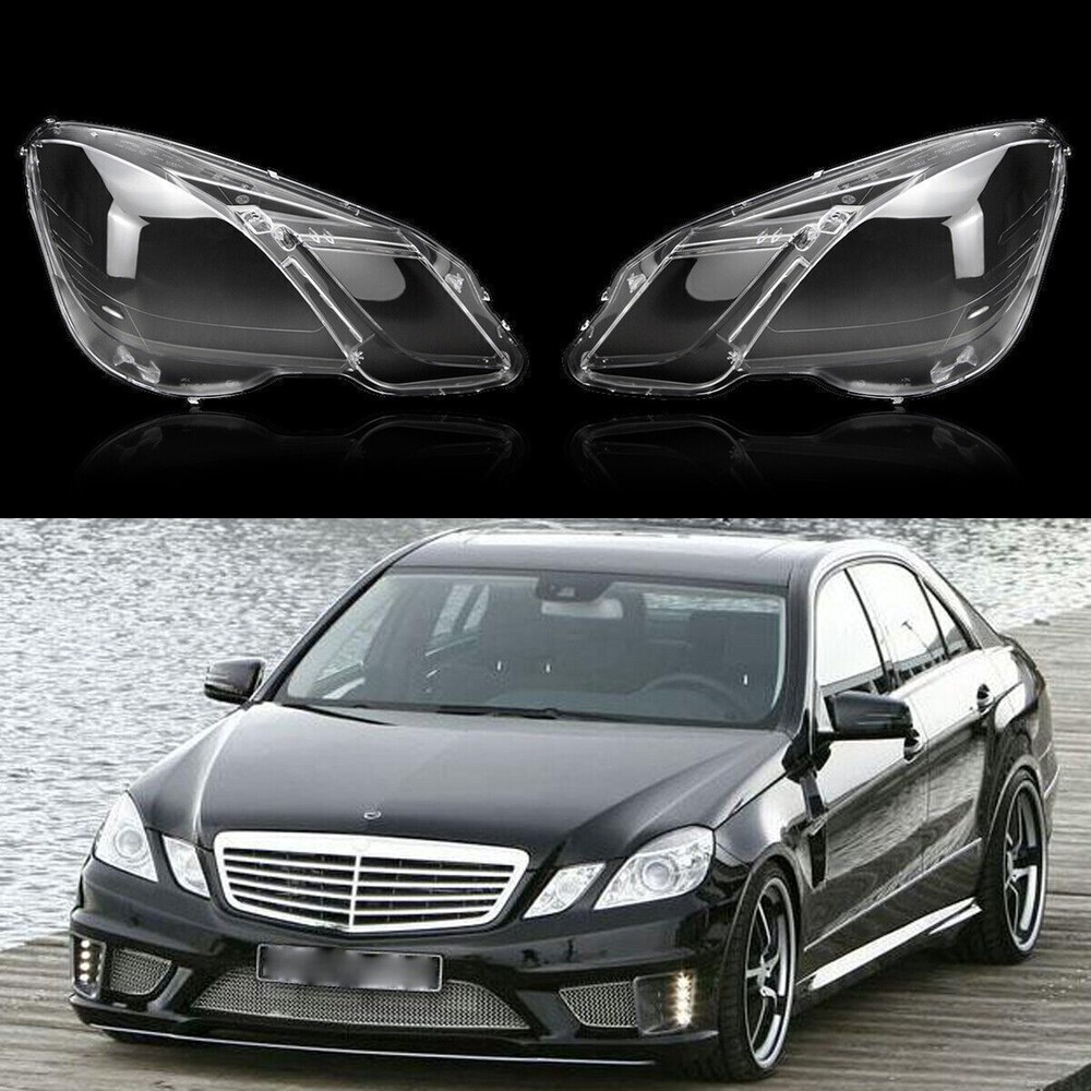 Headlight Lens Cover Shell Replacement For Mercedes Benz W212 E-Class 2009-2012