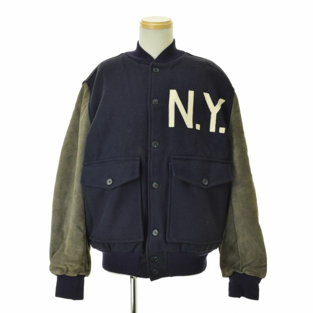 Mitchell & Ness Cooperstown 90s New York Yankees Jacket Navy/Gray Size L