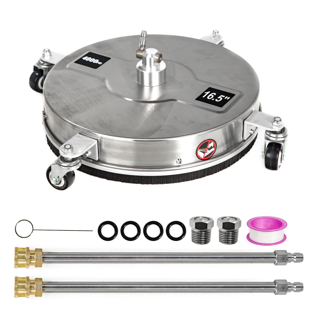 4000PSI 15 Inch Heavy-Duty Floor Cleaning Pressure Washer with Stainless Steel Chassis