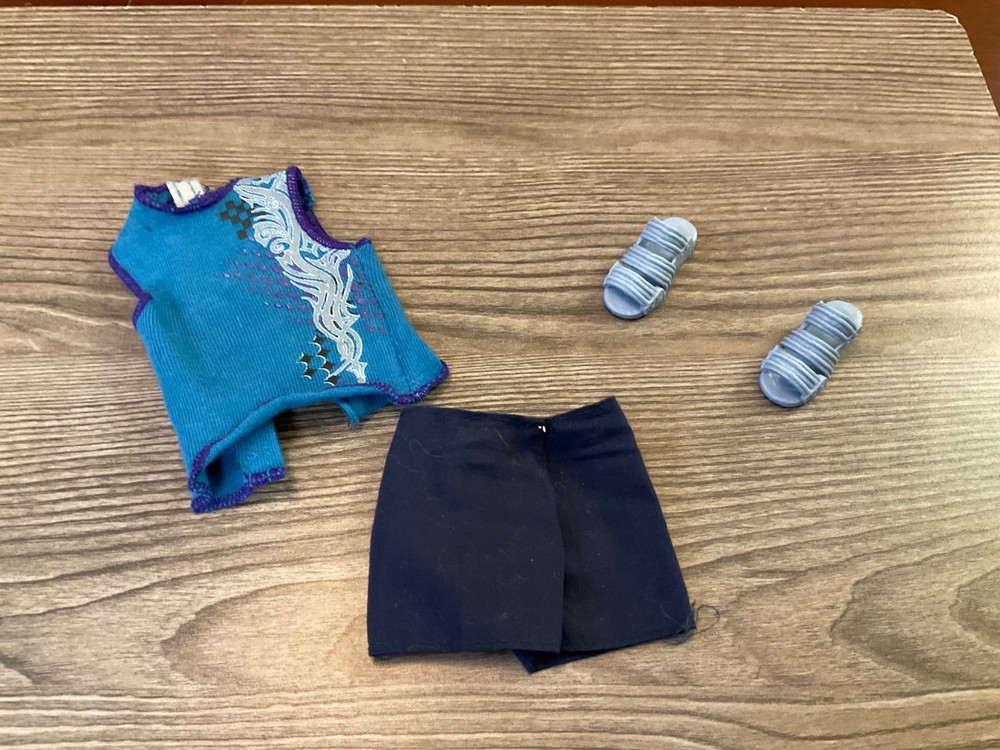 Mattel Ken Doll Barbie Clothes Shirt Shorts Shoes Outfit Set Lot