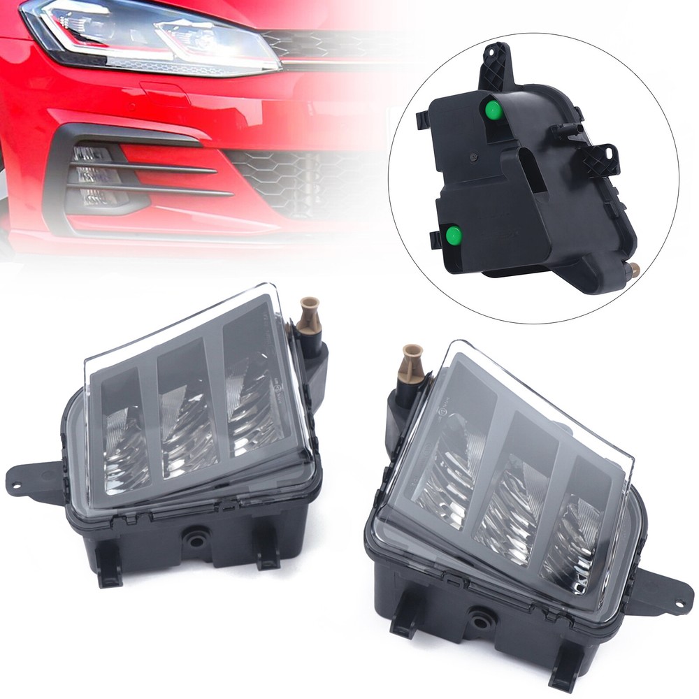 1 par de luces antiniebla LED para VW Volkswagen Golf GTI 2014-2017