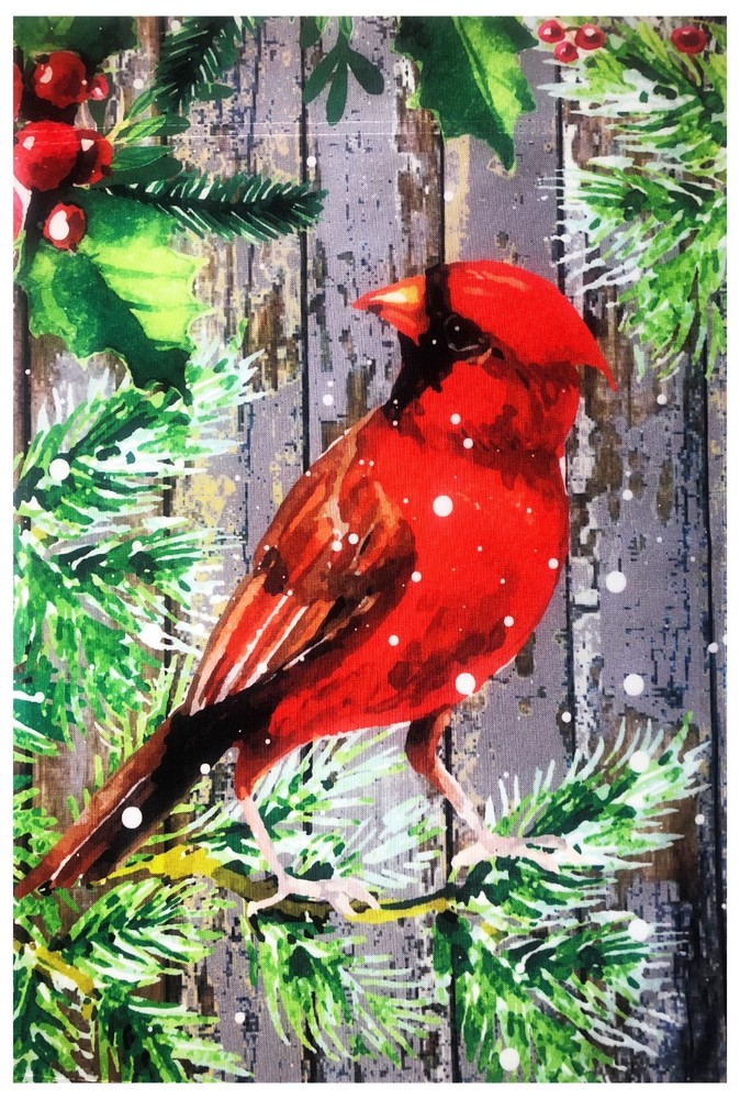 Seasonal Birds Decorative Garden Flag 12