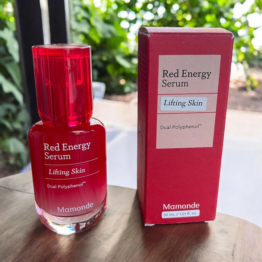 Mamonde Red Energy Serum l Lifting Skin l Dual Polyphenol l 1 oz Exp 08/21/26