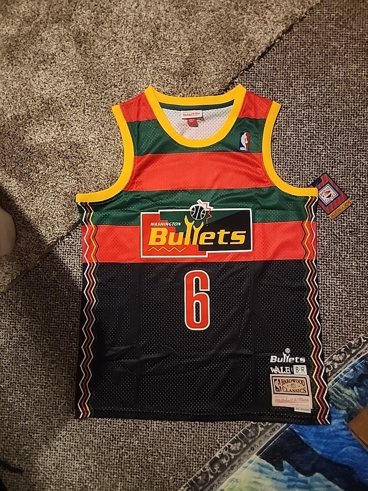 Wale X Washington Bullets Mens Medium NWT Stitched Jersey
