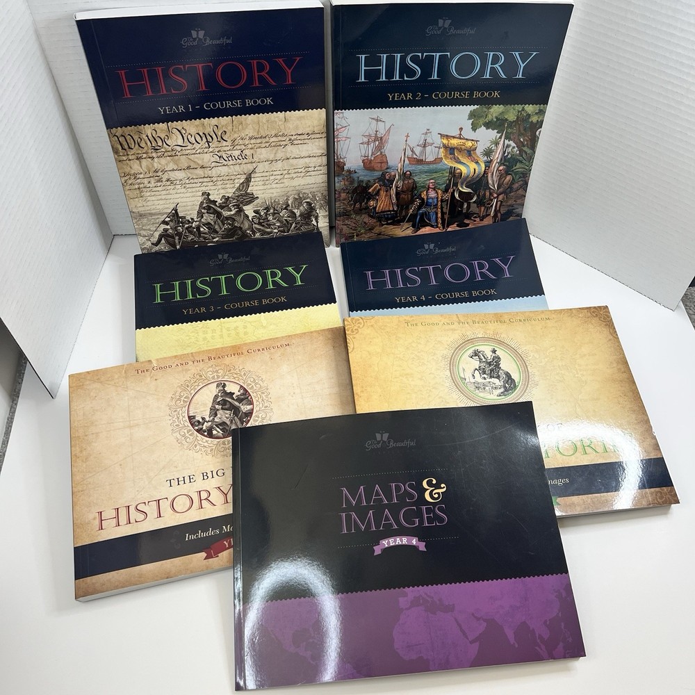 The Good and the Beautiful History Year 1-4 Course Books; Maps & Images; Stories