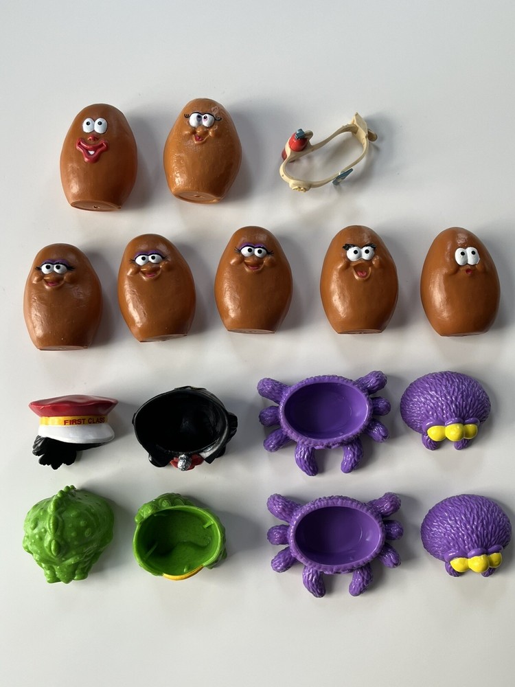 Vintage McDonalds McNugget Buddies Happy Meal Toys Parts Lot