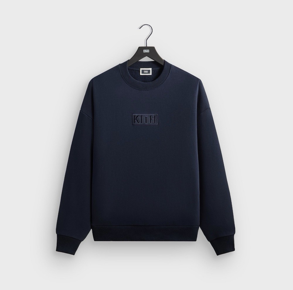 NEW Kith Classic Logo Nelson Crewneck Nocturnal Cyber Monday Sz XS-XXL IN HAND-image