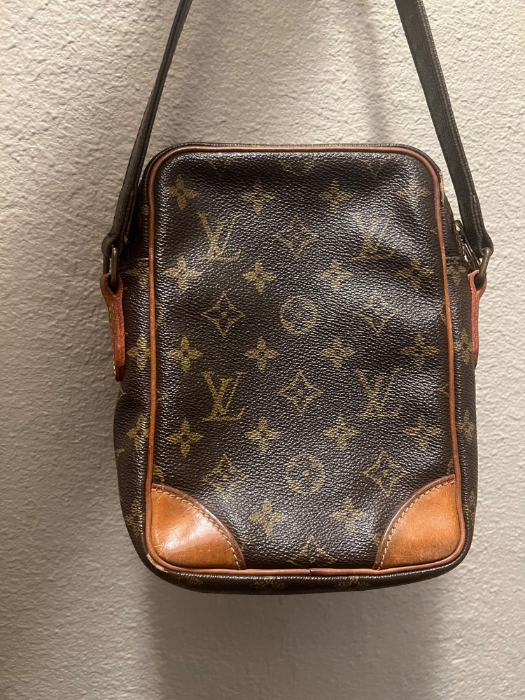 Louis Vuitton Amazone Shoulder Bag Brown Canvas