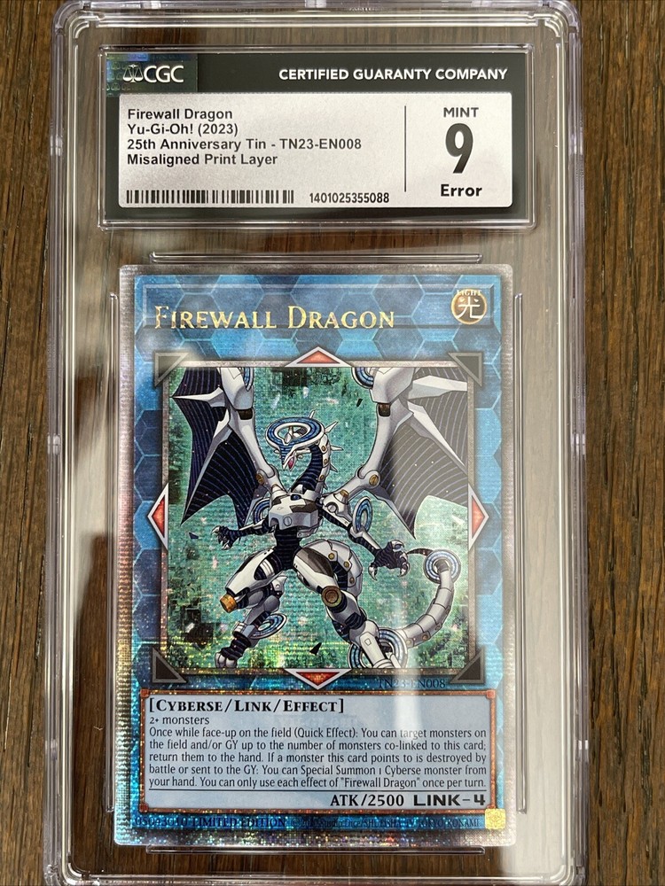 Firewall Dragon Quarter Century Secret Rare TN23-EN008 25th Anniv Dueling Heroes Tin