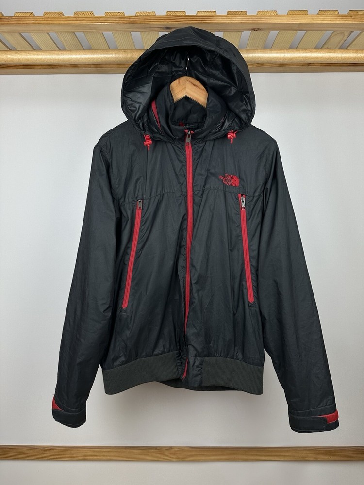 Mens The North Face ADLW Black/Red Full Zip Hooded Jacket! Size M