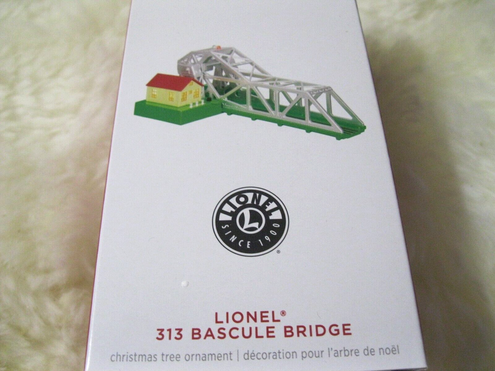 2024 Hallmark  LIONEL 313 BASCULE BRIDGE - MIMB - MAGIC LIGHT - TRAINS RAILROAD