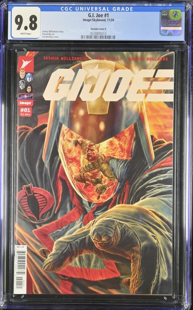 G.I. Joe 1 CGC 9.8 Bermejo Variant Cover