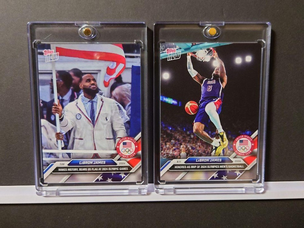 Topps Now Lebron James Olympic Rings Set