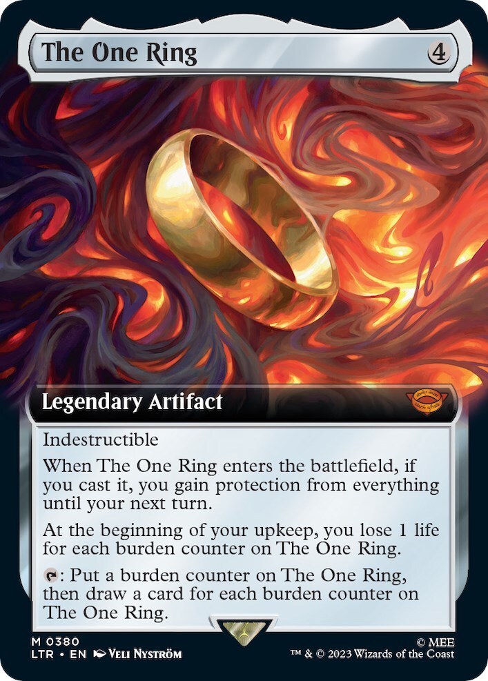 The One Ring (Extended Art) Universes Beyond: The Lord of the Rings: Tales of Middle-earth Regular