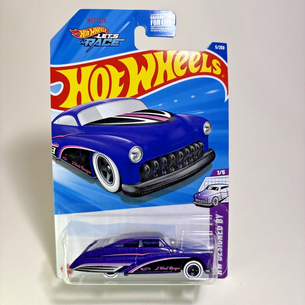 2025 Hot Wheels Purple Passion 5/250 HW Designed Case L. Wood Exclusive