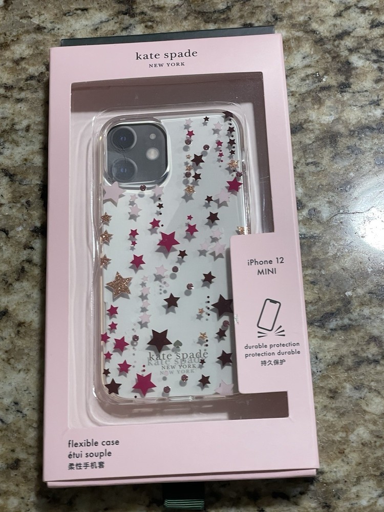 Kate Spade New York - Protective Hardshell Case for iPhone 12 Mini, Flowers, New
